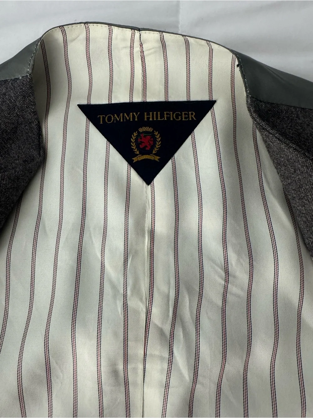 Tommy Hilfiger Gray Wool Blend Vest